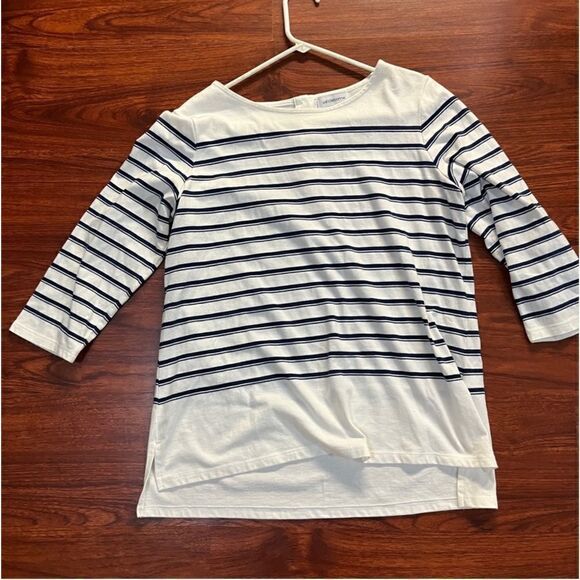 Liz clalborne Stripped Long Sleeve Shirt. Size XL. - Picture 5 of 8